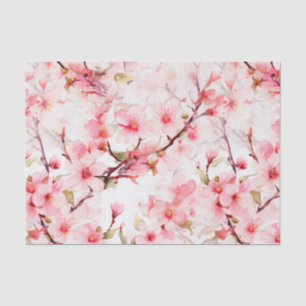 Sakura cherry blossoms silk paper