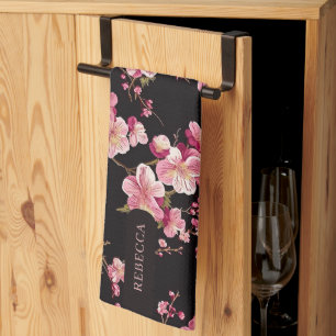 Sakura Chery Blosom Pattern Tea Towel
