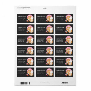 SAKURA  - Chow  Address labels customise
