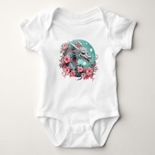 Sakura Dragon Baby Bodysuit