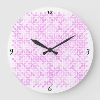 Sakura Drift – Soft Bloom Large Clock