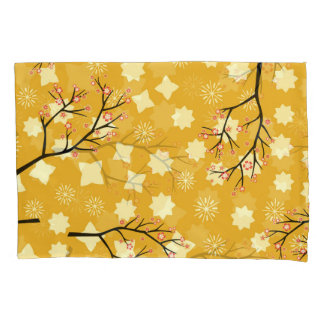 Sakura Elegance: Chinese Floral Pattern. Pillowcase