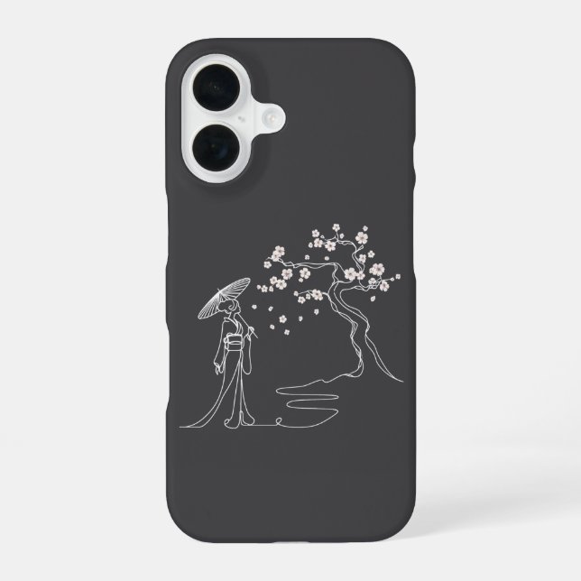 Sakura Elegance Phone Case (Back)