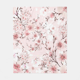 Sakura Fleece Blanket