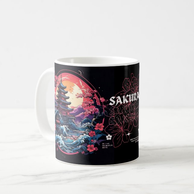Sakura Flower Mug (Front Left)