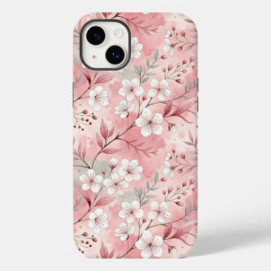 Sakura Flower Pattern Pink  Case-Mate iPhone 14 Plus Case