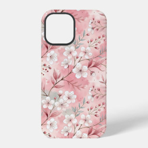 Sakura Flower Pattern Pink iPhone 12 Pro Case