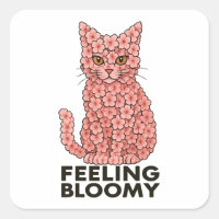 Sakura Flowers Cat Feeling Bloomy