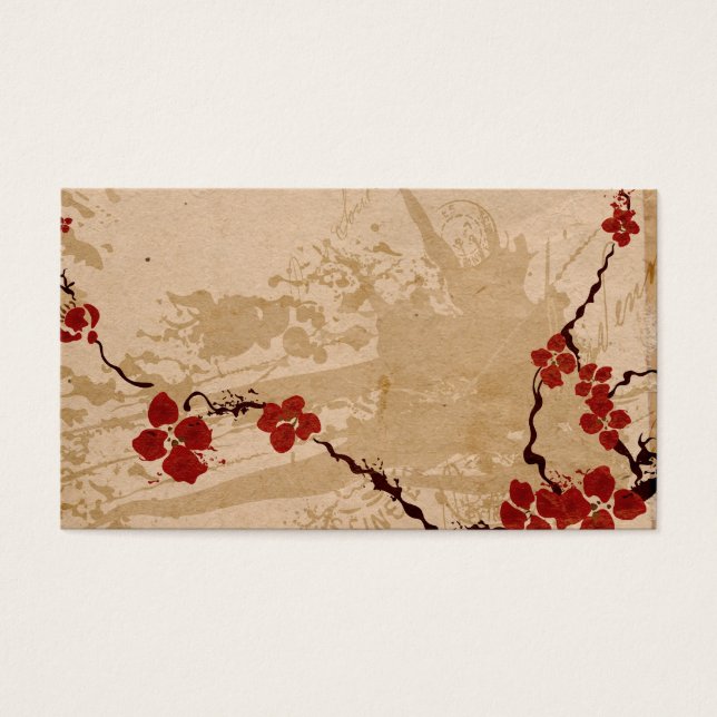 Sakura flowers Profile Card (Front)