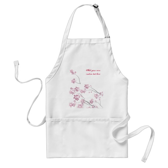 Sakura Flowers Standard Apron (Front)
