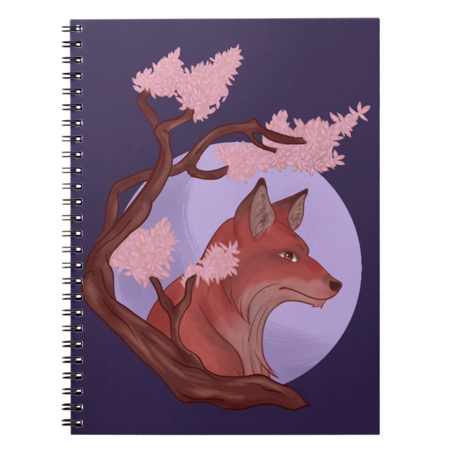 Sakura Fox Notebook (Front)