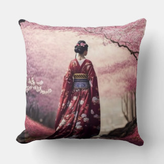 Sakura Geisha Cushion