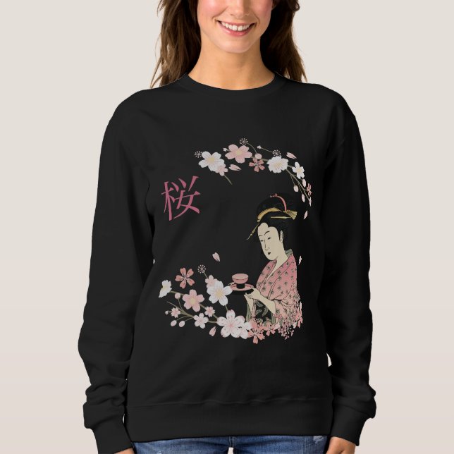 Sakura Geisha   Sweatshirt (Front)
