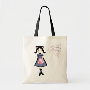 Sakura Girl Tote Bag