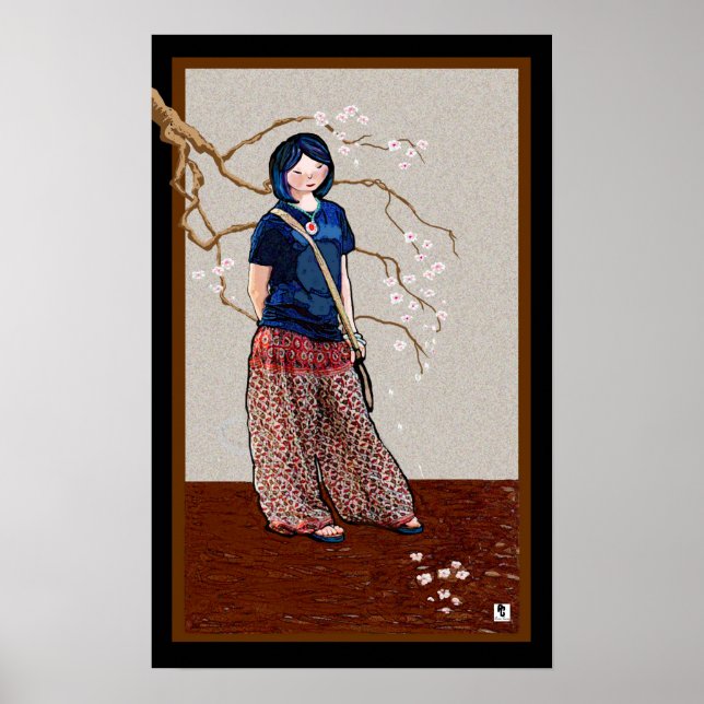 Sakura girl version 2 poster (Front)