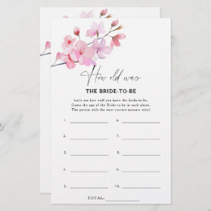 Sakura - How old was the bride to be game