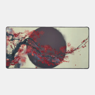 sakura japanese art desk mat