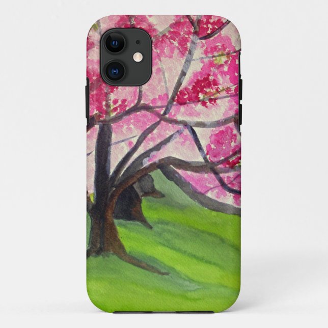 Sakura Japanese Cherry Blossom art Case-Mate iPhone Case (Back)