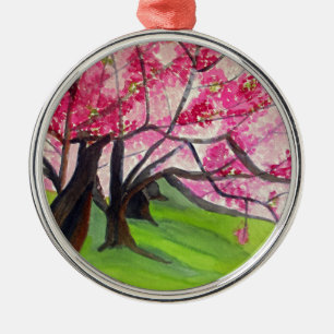 Sakura Japanese Cherry Blossom art Metal Tree Decoration