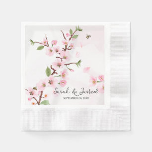 Sakura Japanese Cherry Blossom Asian Napkin