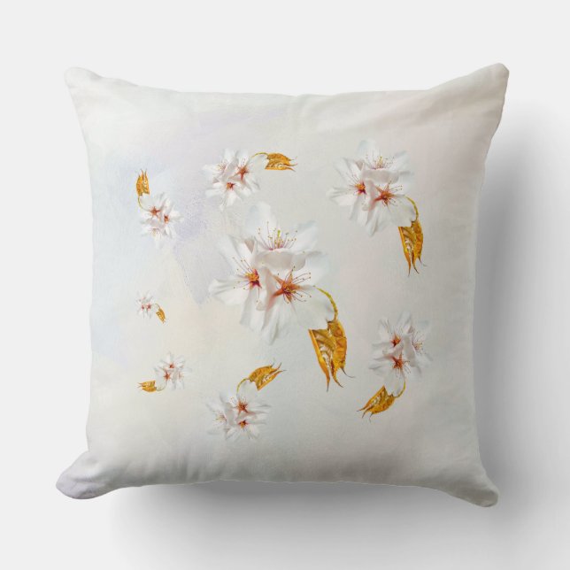 Sakura - Japanese cherry blossom Cushion (Front)