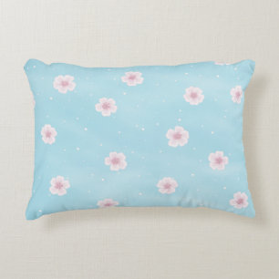 Sakura Japanese Cherry Blossom Floral Decorative Cushion