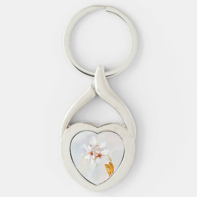 Sakura - Japanese cherry blossom Key Ring (Front)