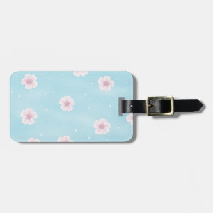 Sakura Japanese Cherry Blossom Personalised Luggage Tag