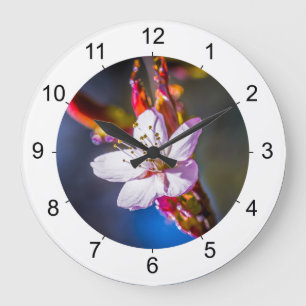 Sakura - Japanese cherry flower Large Clock
