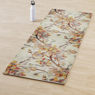 Sakura Japanese Flowers,Cherry blossom Flowers Yoga Mat
