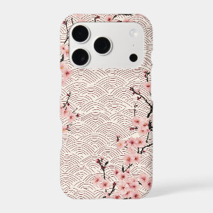 Sakura Kimono Pattern iPhone Case   Cherry Blossom