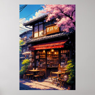 Sakura Kissa  - Cherry Blossom Café Poster
