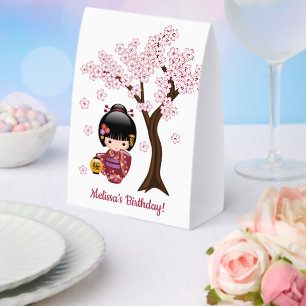 Sakura Kokeshi Doll Cute Japanese Geisha