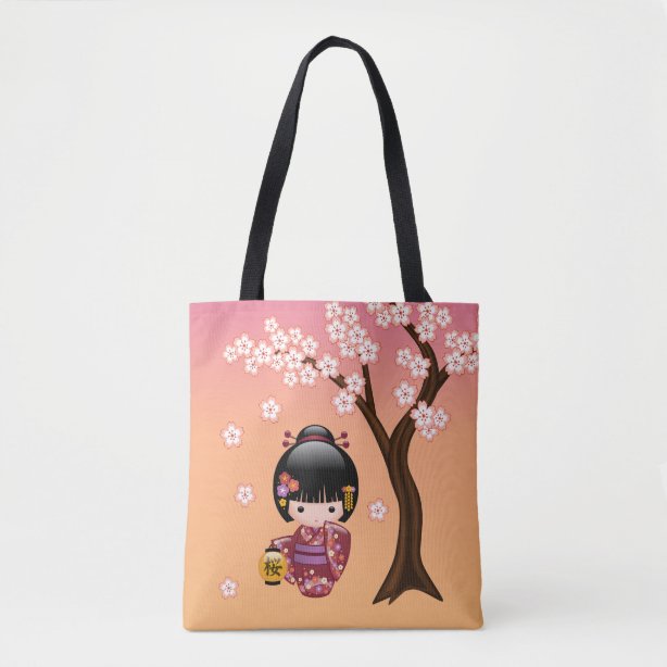 Cute Japanese Girl Bags Zazzle AU