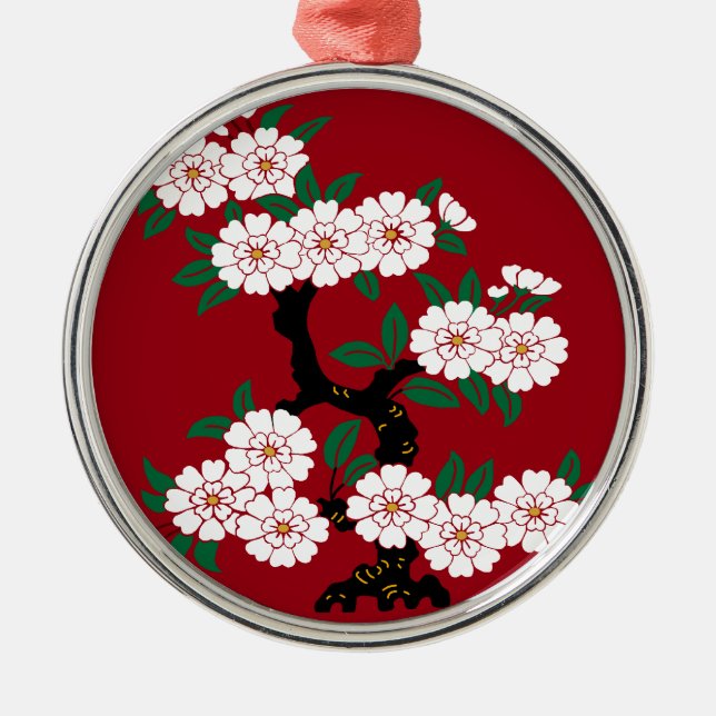 SAKURA METAL ORNAMENT (Front)