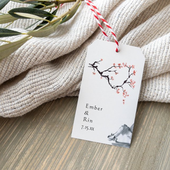 Sakura Mountain | Casual Wedding Gift Tag (Creator Uploaded)