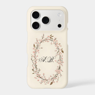 Sakura Name Frame iPhone Case   Add Your Name