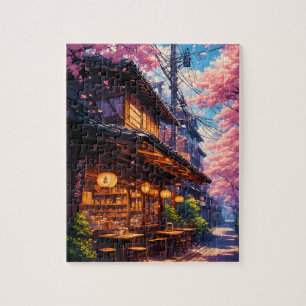 Sakura no Machikado - Cherry Blossom Street Jigsaw Puzzle