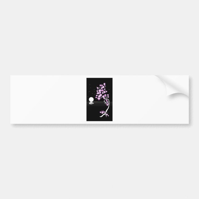 Sakura of the Night Bumper Sticker (Front)