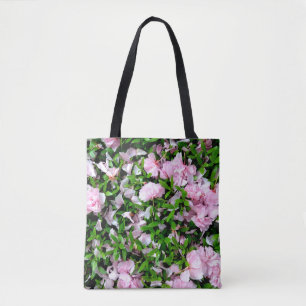 sakura petals tote bag
