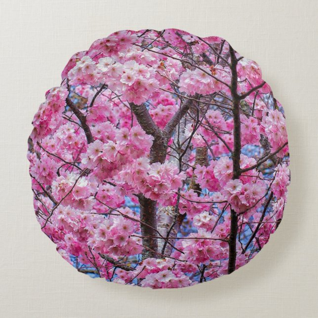 Sakura Pillow - Embrace Nature's Beauty (Front)