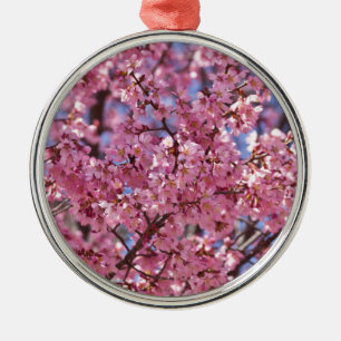 Sakura Pink Cherry Blossom Sky Metal Tree Decoration