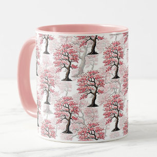 Sakura Pink Cherry Blossom Tree Design Mug