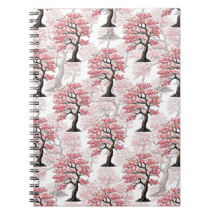 Sakura Pink Cherry Blossom Tree Design  Notebook