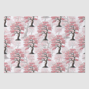 Sakura Pink Cherry Blossom Tree Design  Tissue Paper