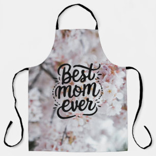 Sakura Pink Elegant Best Mum Ever Mother's Day Apron