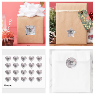 Sakura Pink Elegant Best Mum Ever Mother's Day Square Sticker