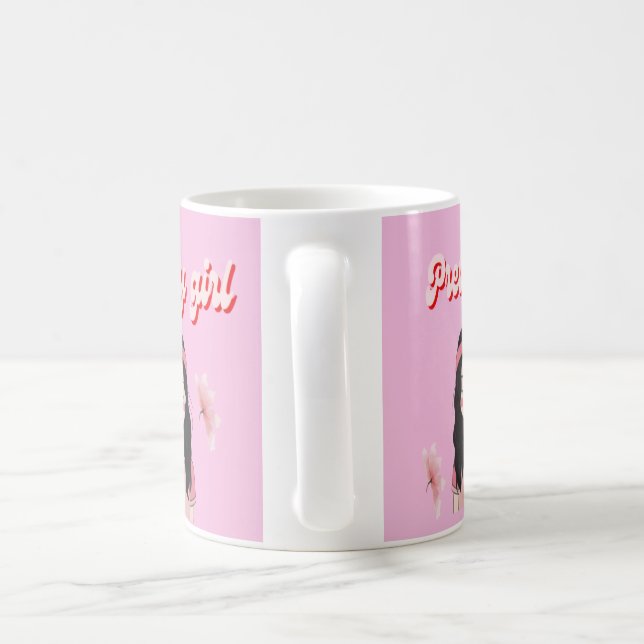 Sakura Pink Flower Keychain – Spring & Winter Coffee Mug (Handle)