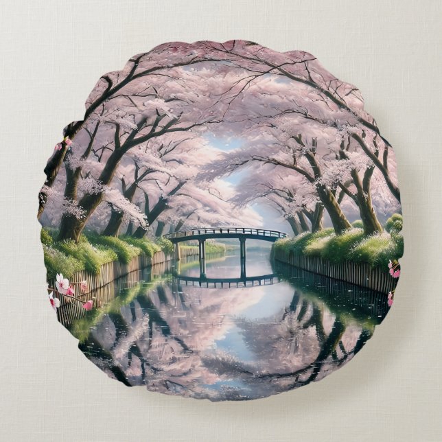 SAKURA ROUND CUSHION (Front)