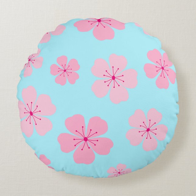 Sakura Round Pillow (Front)